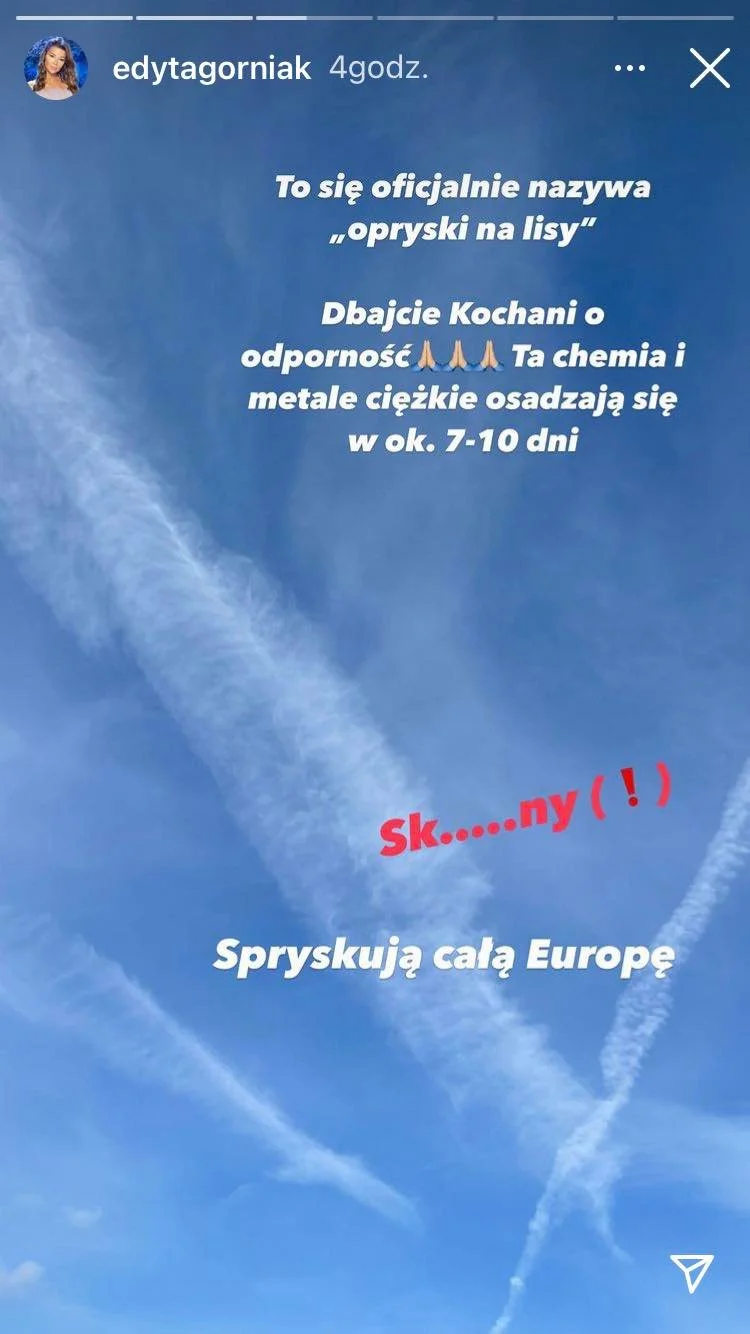 Zdjęcie Edyty Górniak na Instastories.