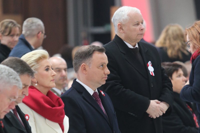 Jarosław Kaczyński na razie nie widzi innego kandydata na prezydenta niż Andrzej Duda. Na razie.
