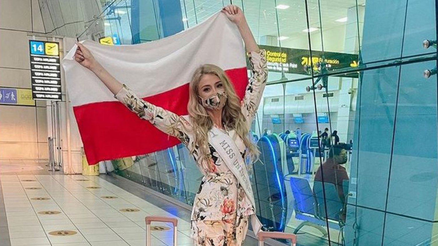 Natalia Piguła – strój na konkursie Miss Universe
