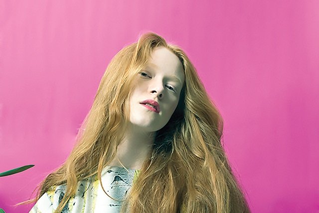 Fragment sesji, do której fryzurę robiła Ciach Fryzjer.