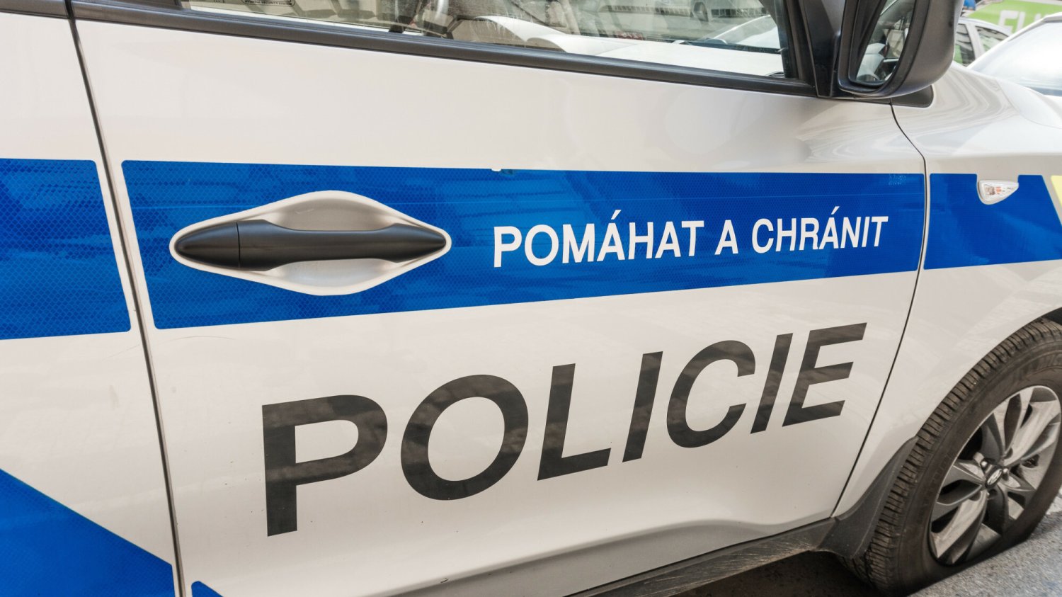 samochód czeskiej policji