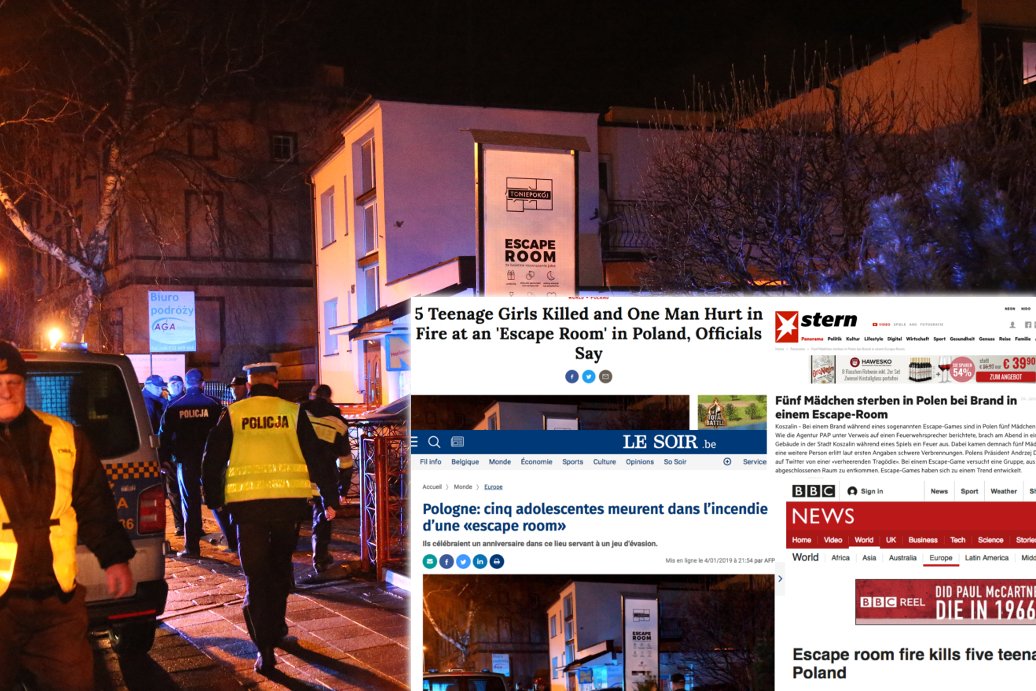 O tragedii w Koszalinie piszą wszystkie najważniejsze portale na świecie