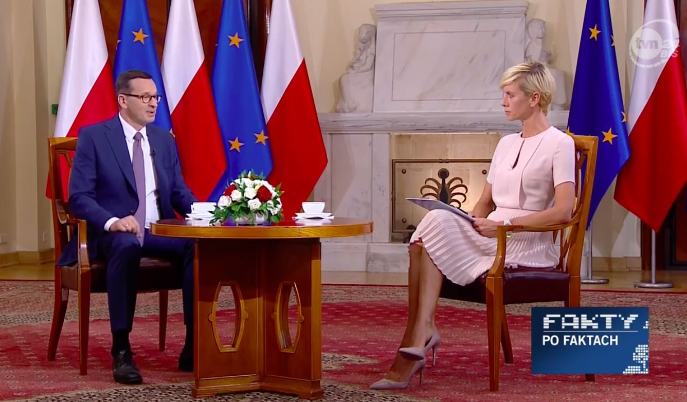 Mateusz Morawiecki kontra Anita Werner w TVN 24