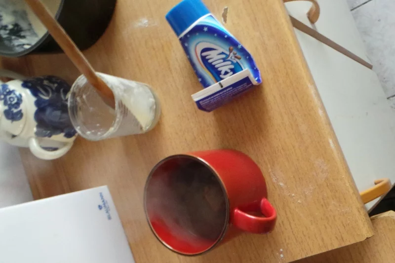 W trakcie przygotowania śniadania