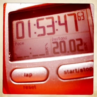 W dniu maratonu...