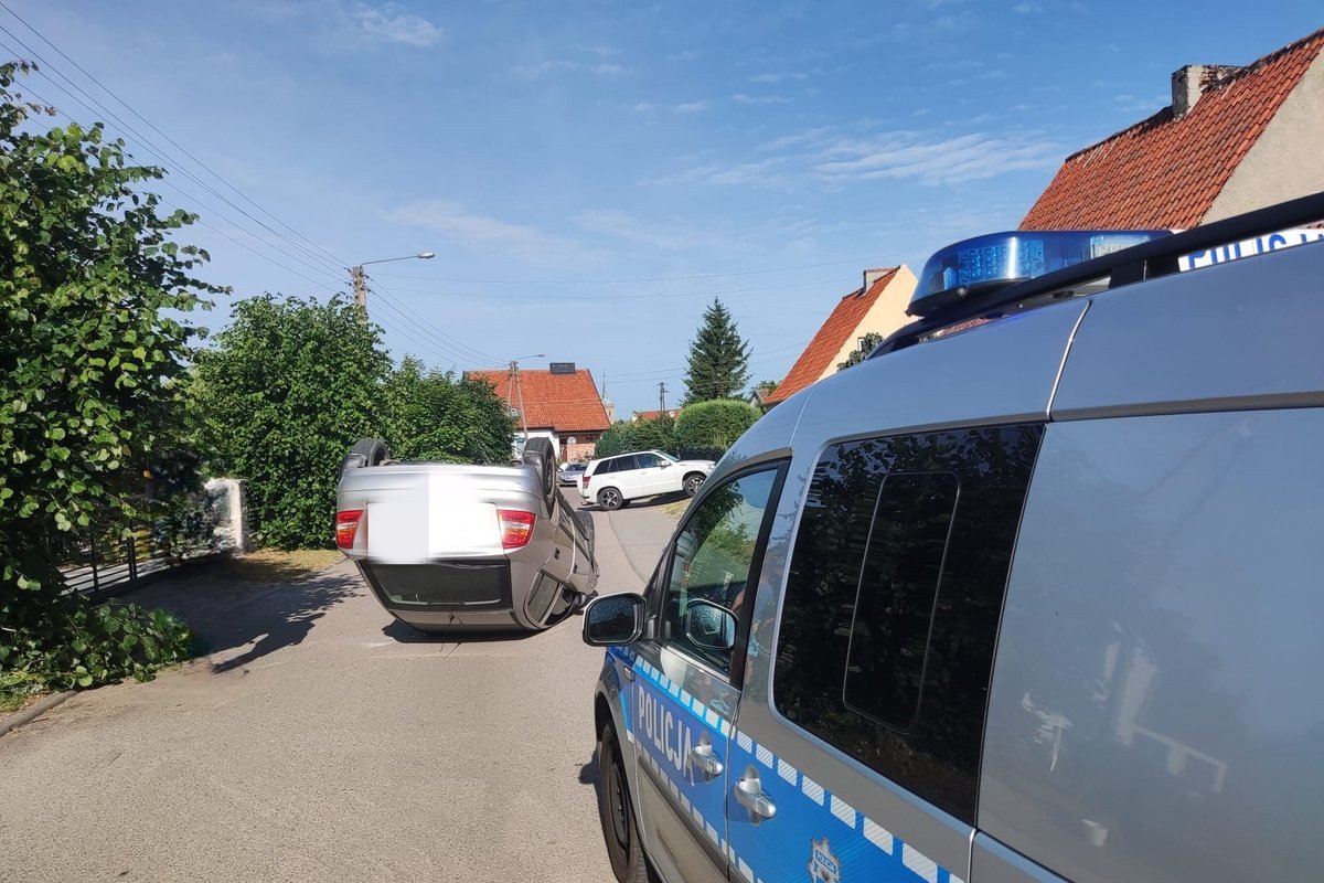 W Mikołajkach doszło do groźnie wyglądającego zdarzenia.