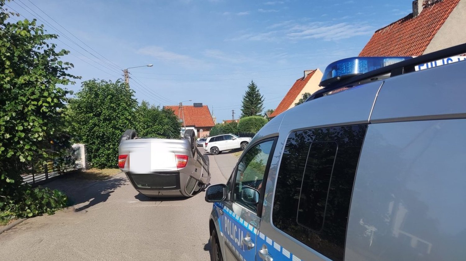 W Mikołajkach doszło do groźnie wyglądającego zdarzenia.