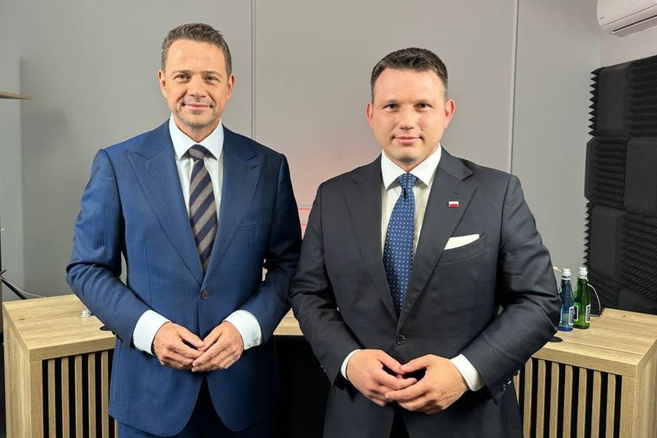 Co robili Trzaskowski i Mentzen po debacie?