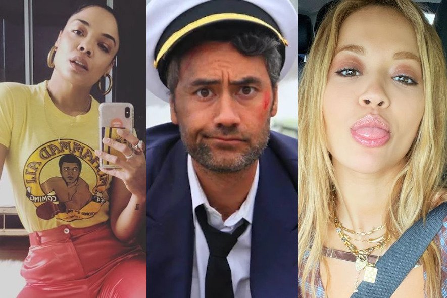 Taika Waititi, Rita Ora i Tessa Thompson są w trójkącie?