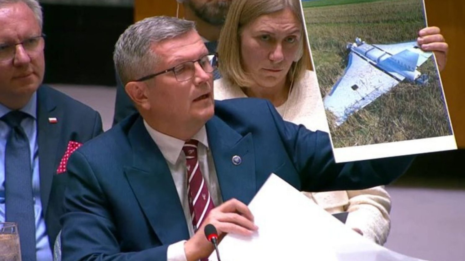 Burza w Radzie Bezpieczeństwa ONZ. Tak Rosja odpierała zarzuty ws. dronów. Rada Bezpieczeństwa ONZ. Skandaliczne słowa Rosji ws. dronów w Polsce.