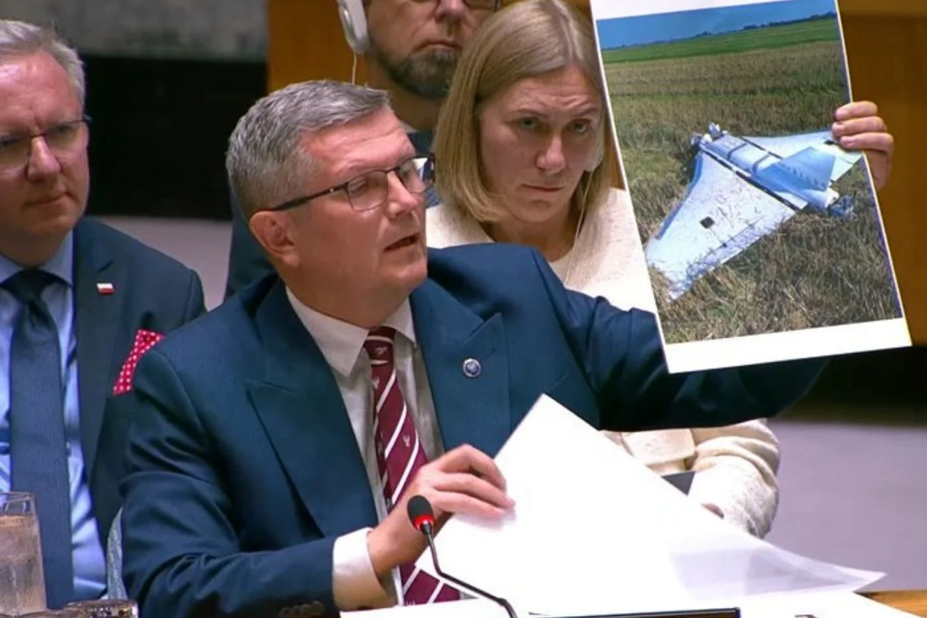Burza w Radzie Bezpieczeństwa ONZ. Tak Rosja odpierała zarzuty ws. dronów. Rada Bezpieczeństwa ONZ. Skandaliczne słowa Rosji ws. dronów w Polsce.