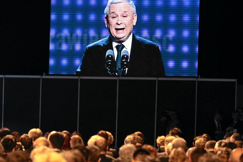 Jedną z ofiar inwigilacji ma być poseł PiS Tomasz Kaczmarek. Na zdjęciu prezes PiS, Jarosław Kaczyński podczas kongresu partii.