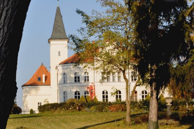 Najpierw był szlachecką rezydencją, potem był tam PGR, przedszkole. Dziś jest SPA, pole golfowe, a sam pałac jest tłem ślubnych sesji zdjęciowych.