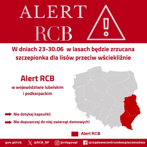 Nie dotykaj kapsułki! RCB rozesłało ważny alert do części Polaków