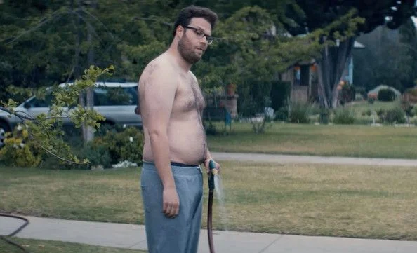 Seth Rogen jest jednym z aktorów z typem ciała "tatuśka"