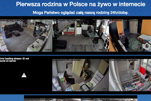 Rodzina Dzikowskich uznała, że całodobowa transmisja z ich życia pozwoli im uczciwie zarobić pieniądze na nowe mieszkanie.