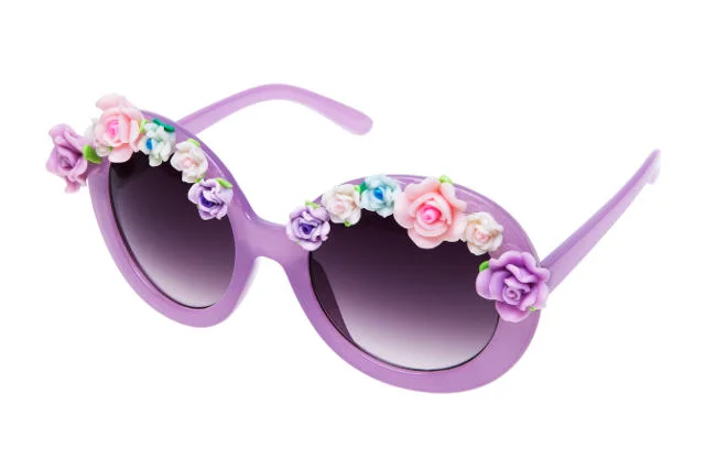 Kwiatowe okulary od Glittera.