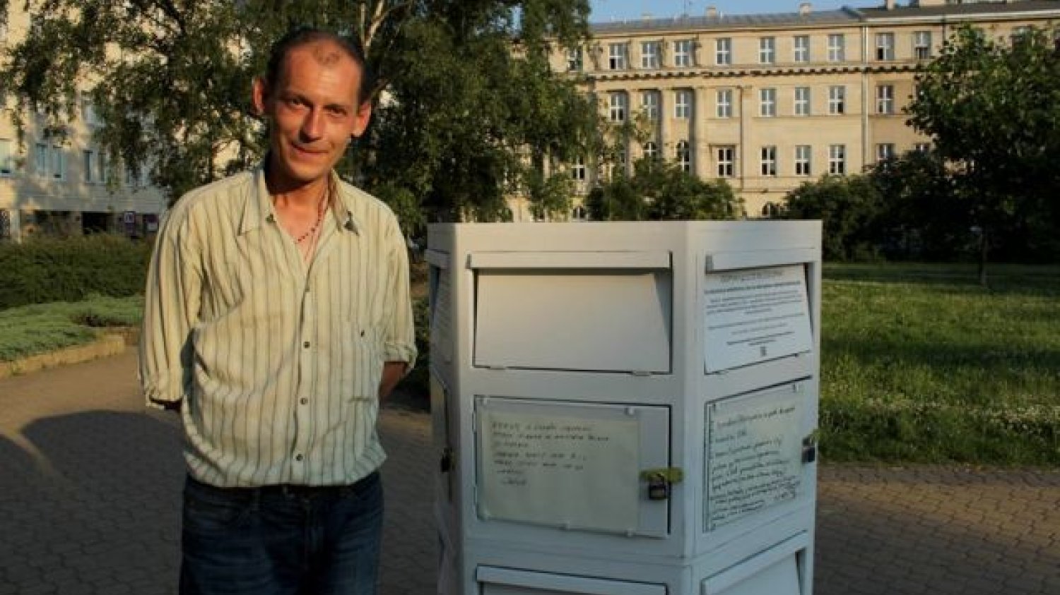 Uczestnik projektu Domni Bezdomni