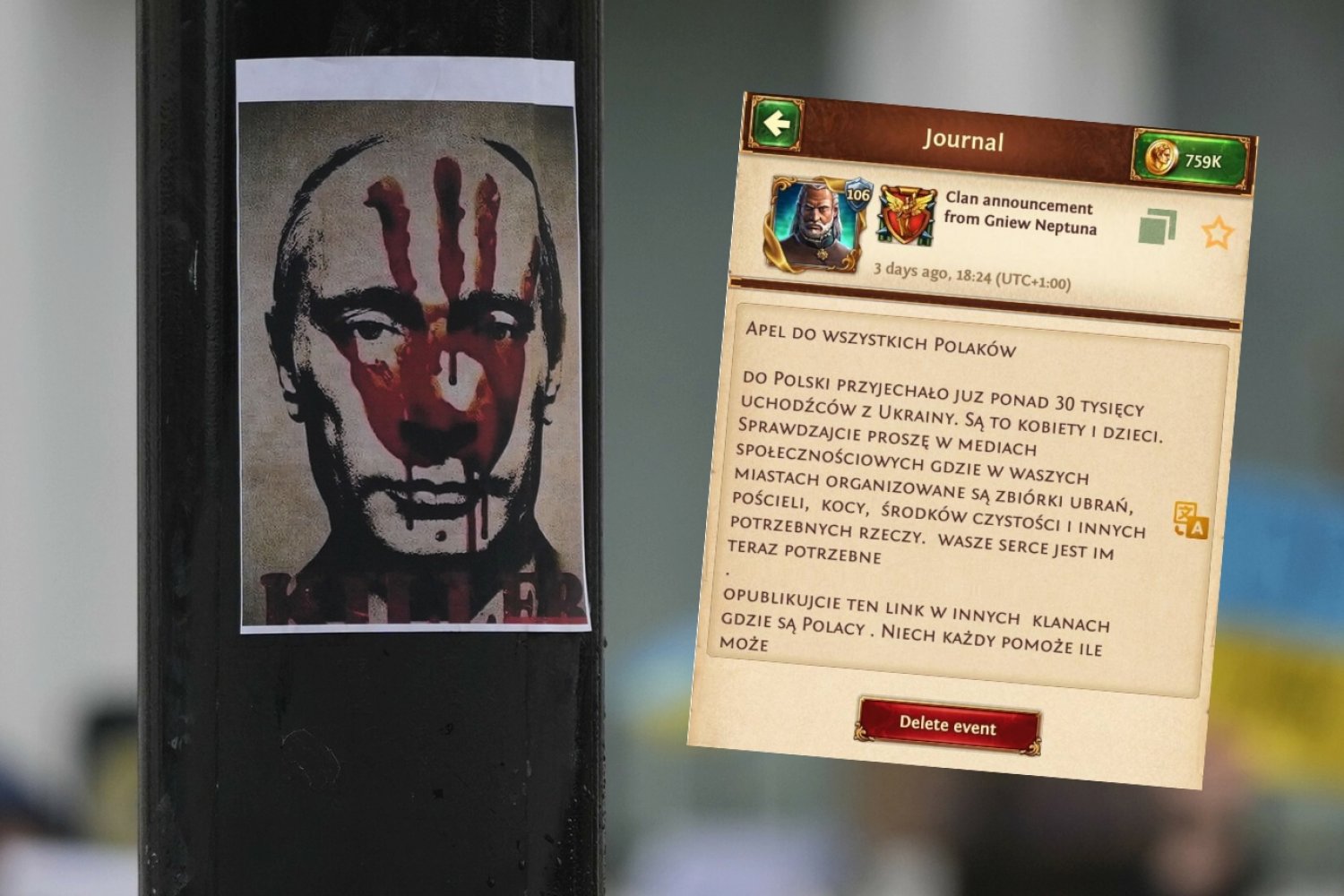 Gracze solidaryzują się z Ukrainą i potępiają działania Władimira Putina.