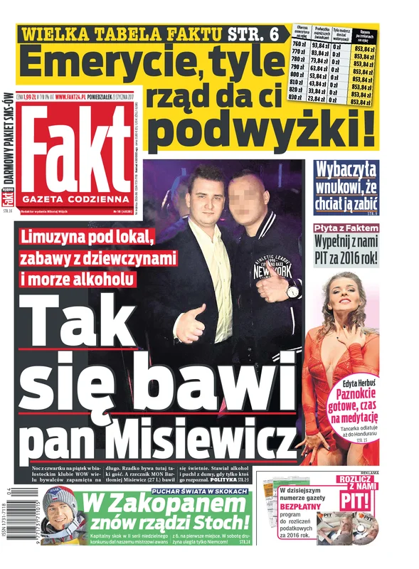 Bartłomiej Misiewicz na imprezy jeździ rządową limuzyną.