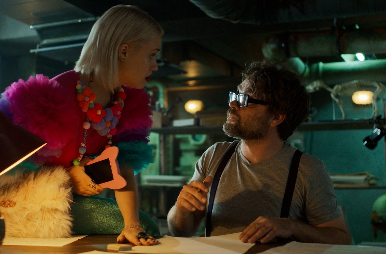 Helena Englert i Piotr Polak w filmie „Smok Diplodok”