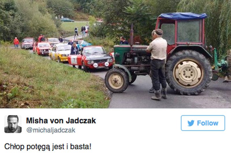 Sołtys zablokował rajd.