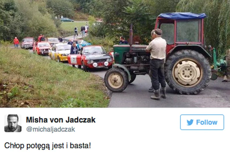Sołtys zablokował rajd.