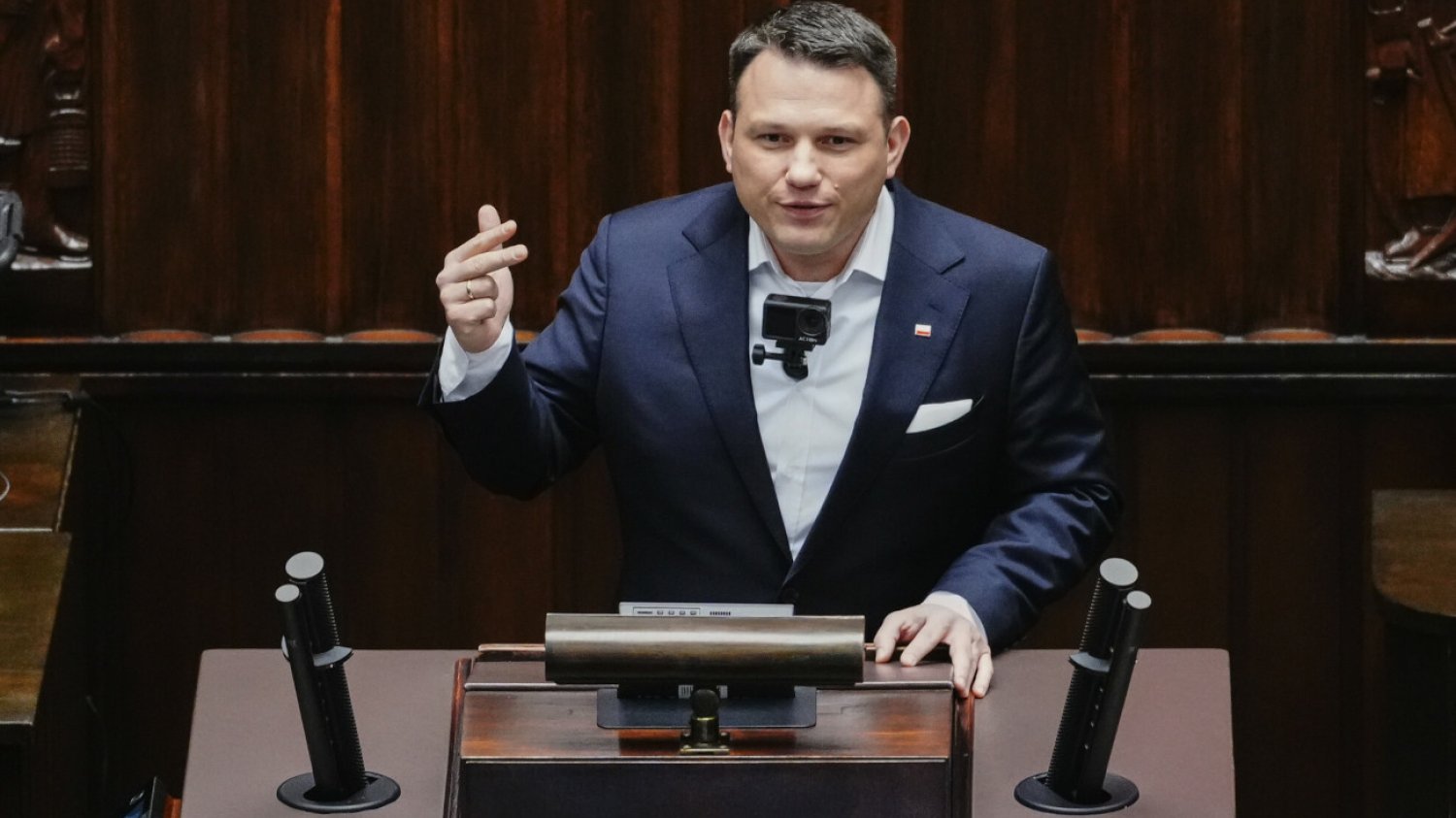 Lider Konfederacji wciąż prezentuje te same pomysły na reorganizację ochrony zdrowia.