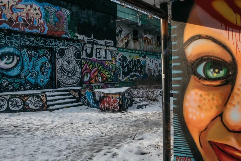 Basen Skra. Urbex w Warszawie zimą