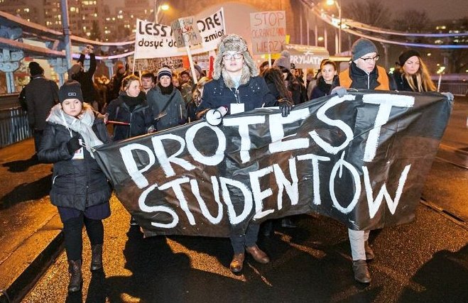 Protest Studentów 2017