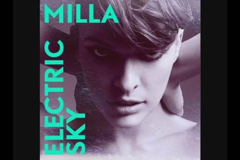 Okładka nowego singla Milli Jovovich "Electric Sky"