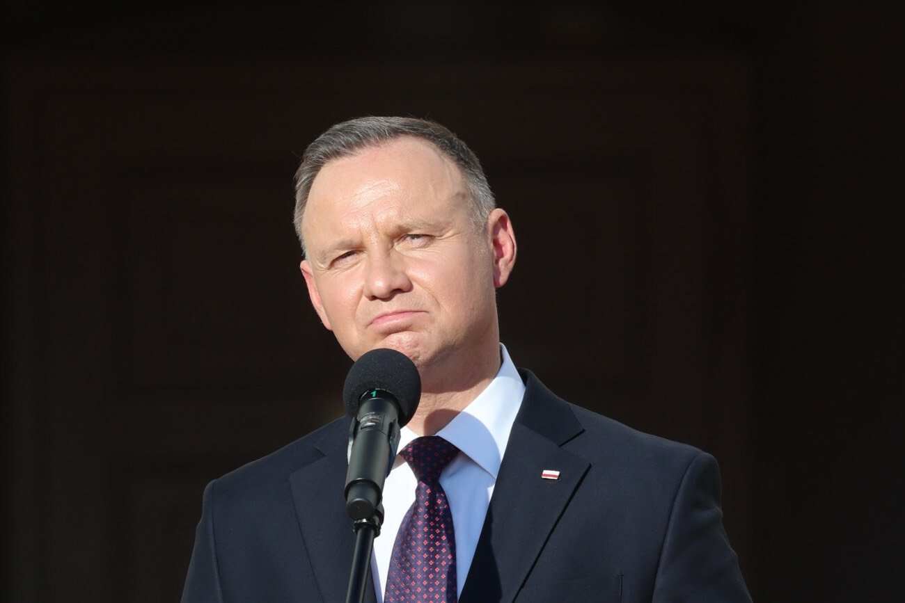 Prezydent Andrzej Duda ma być rozczarowany konfliktem z Wołodymyrem Zełenskim