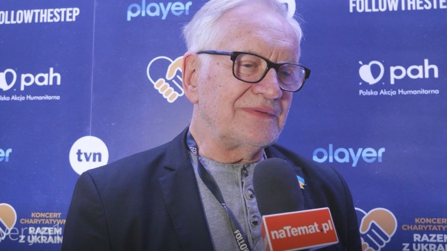 Andrzej Seweryn z rozmowie z Klaudią Szarowską dla naTemat.pl - koncert Razem z Ukrainą