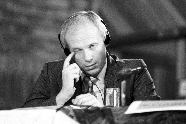 Janusz Waluś podczas procesu w RPA.