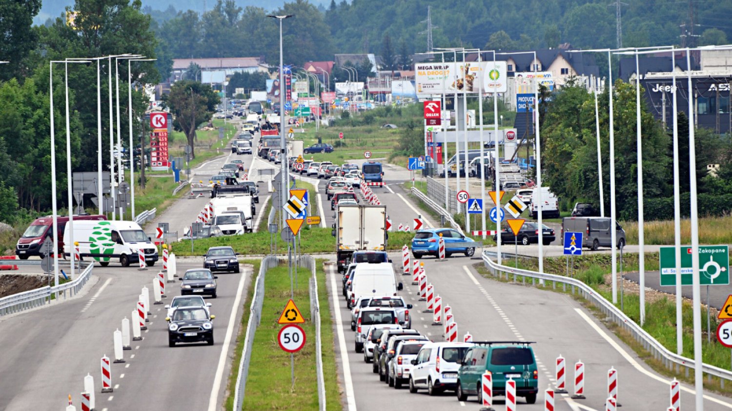 Powrót z Zakopanego. Tyle trzeba odstać w korku, aby wyjechać.