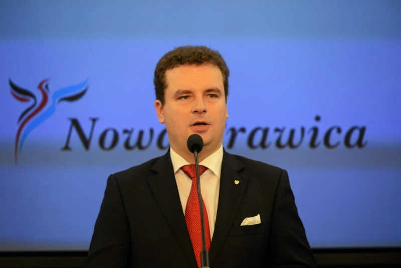 Jacek Wilk z Kongresu Nowej Prawicy.