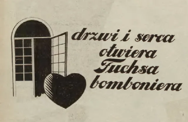 Popularne były też reklamy słodyczy.