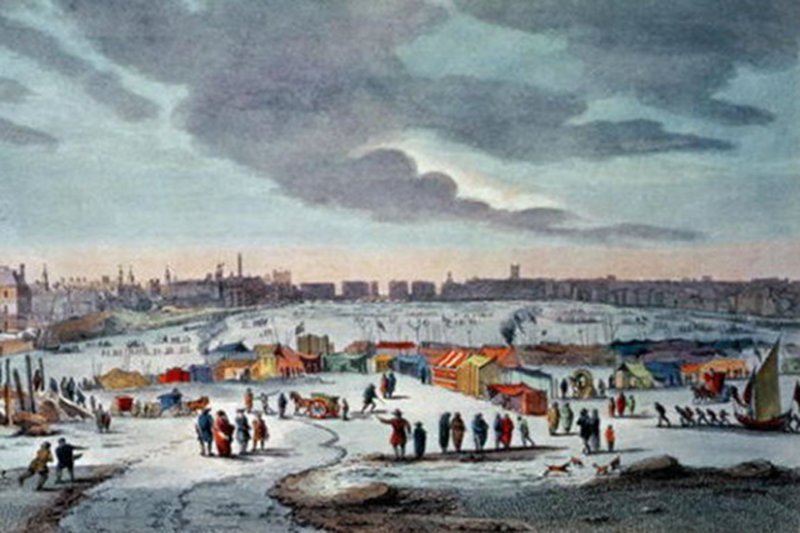 Targi na zamarzniętych rzekach i zatokach były powszechne, ciekawe są jednak wzmianki o tych na środku Bałtyku.