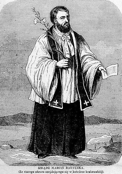 Marcin Baryczka, ilustracja z pisma Tygodnik Ilustrowany, 1864.