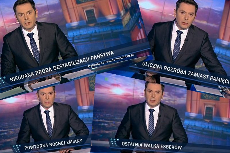 Pół godziny wystarczyło, żeby "Wiadomości" przeszły same siebie.