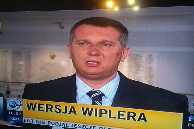 Przemysław Wipler twierdzi, że został pobity przez policjantów