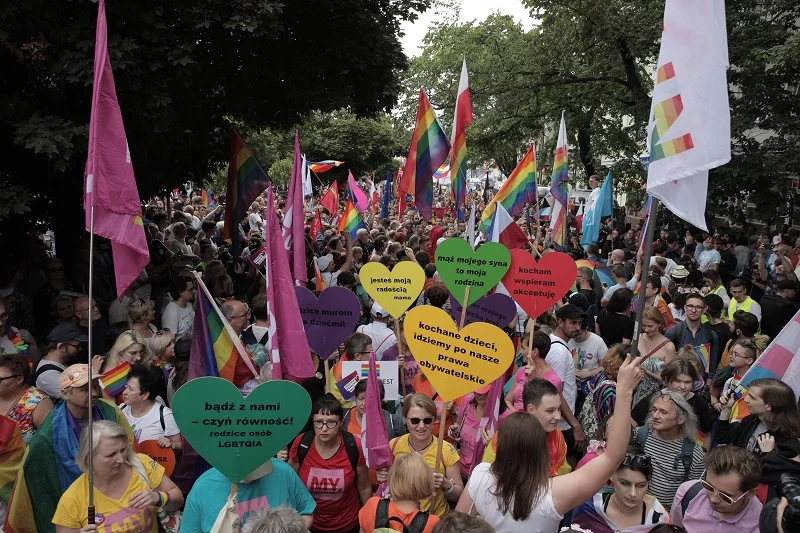 Marsz Równości w Płocku ruszył 10 sierpnia o godz. 14:00.
