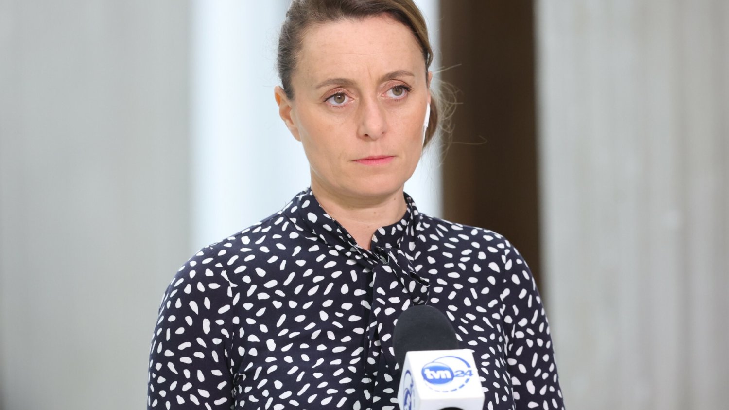 Agata Adamek z TVN24.