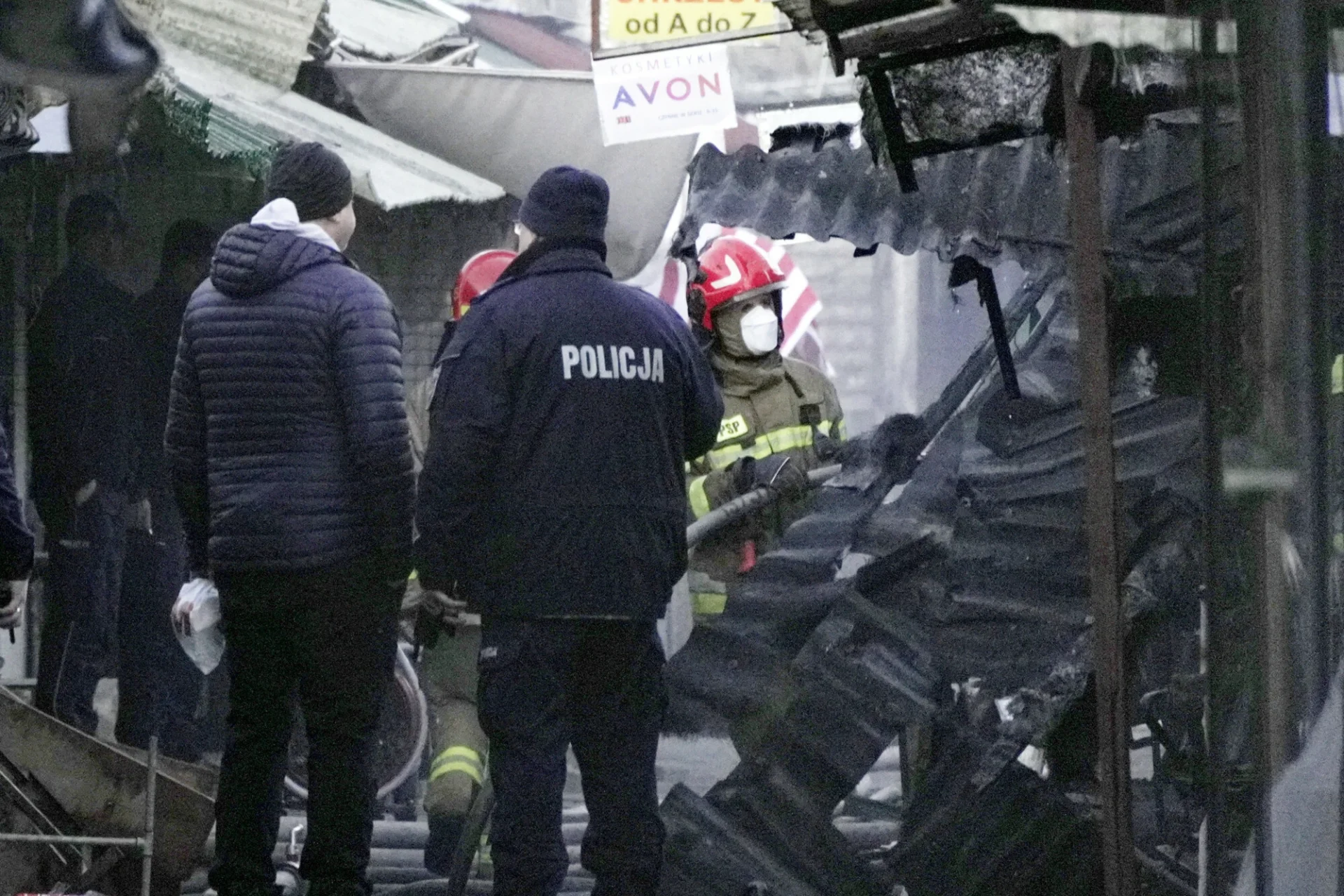 Pożar na słynnym Bazarze Różyckiego w Warszawie. Nowe informacje od straży