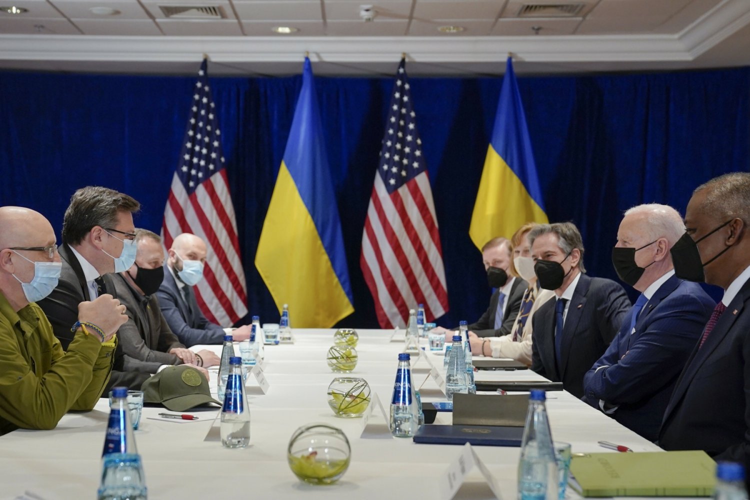 Joe Biden spotkał się z ukraińskimi politykami.