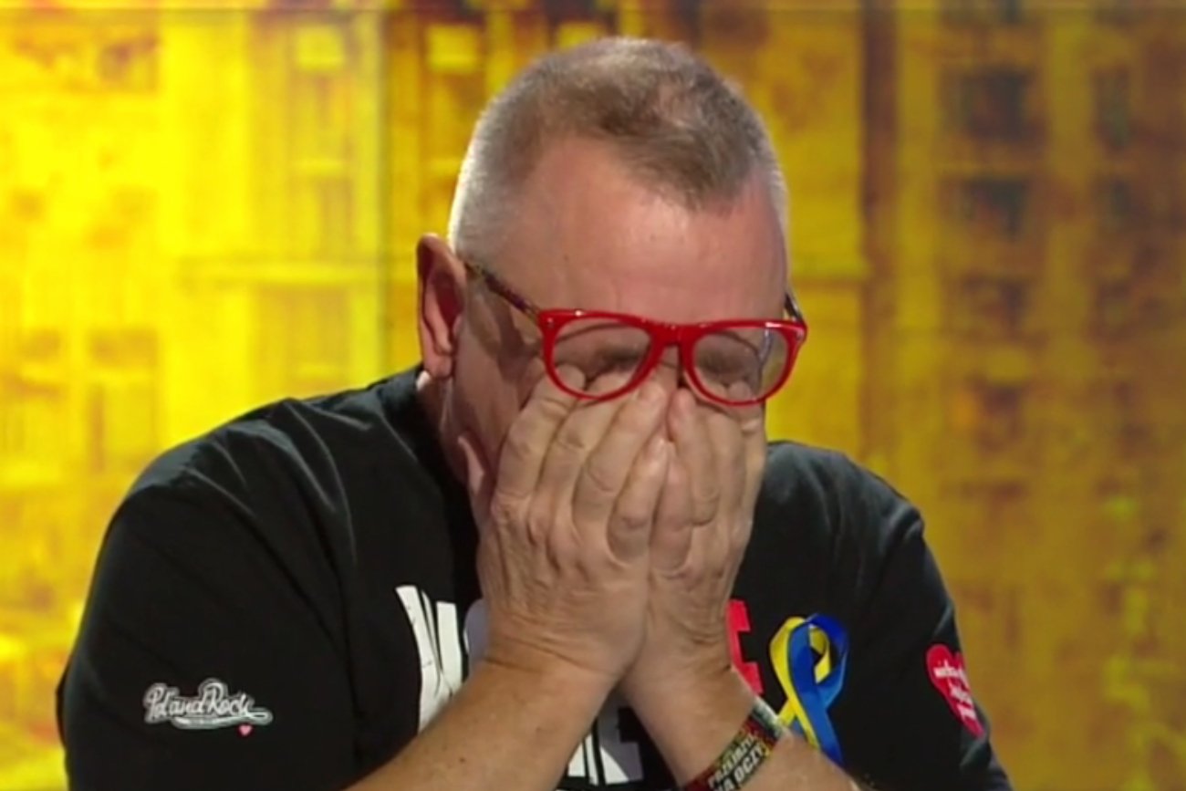 Jurek Owsiak rozpłakał się na wizji. Mówił o ukraińskich uchodźcach