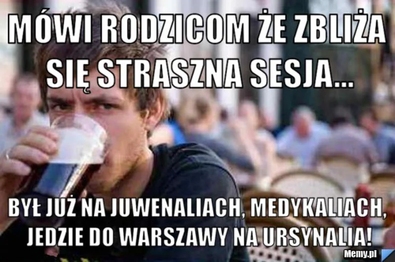"Leniwy student".