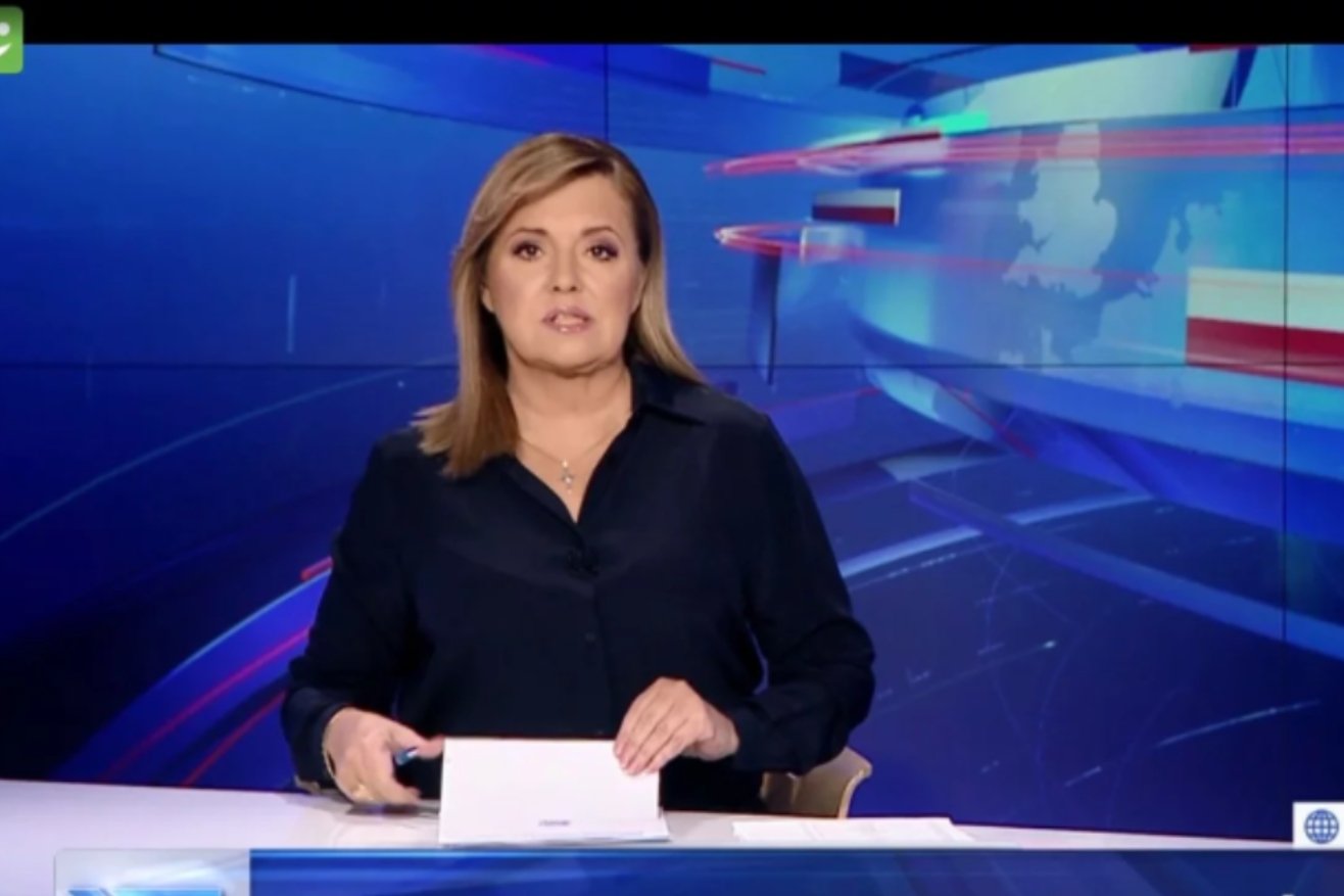 Danuta Holecka, jedna z prowadzących serwis