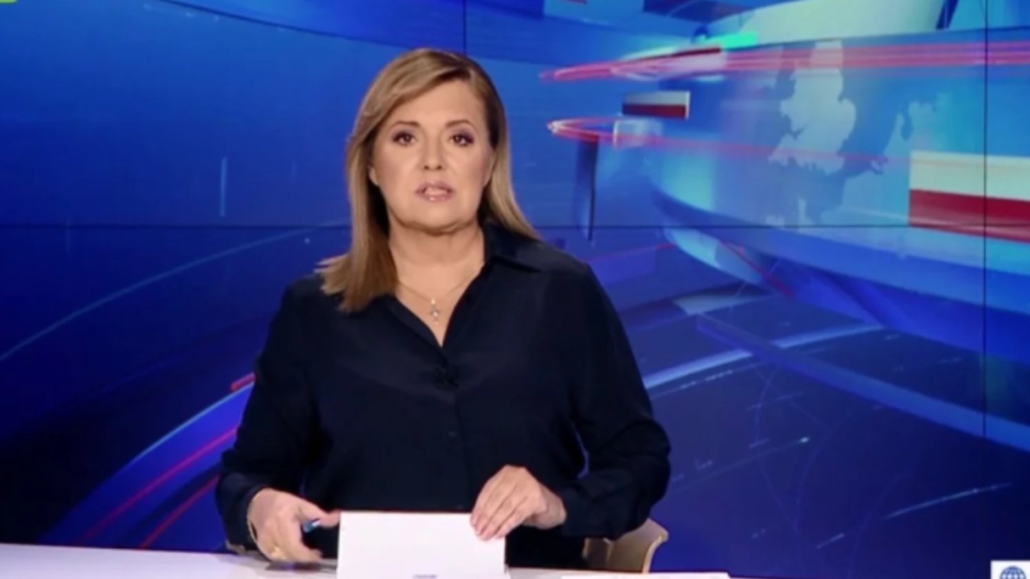 Danuta Holecka, jedna z prowadzących serwis