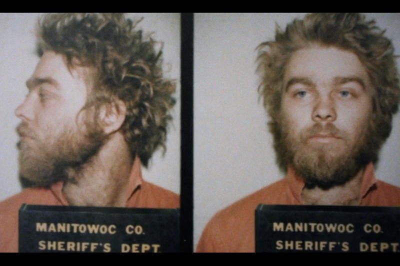 Steve Avery na zdjęciu policyjnym.